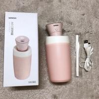 ราคา MINISO เครื่องเพิ่มความชื้นในอากาศแบบ USB+ น้ำมันหอมระเหย (กลิ่นฮันนี่พีช สาเก)ใช้ครั้งเดียว (1715823554)