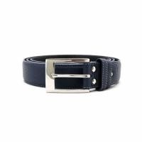 ราคา Brown Stone เข็มขัดทำงานหนังแท้ Downtown Dallas – Wrinkle Soft Navy (1484599453)