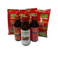 ราคา น้ำหวานเข้มข้นกลิ่นราสพ์เบอร์รี่ แบบซอง และ แบบขวด (11749207234)