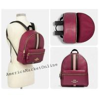 ราคา เป้หนัง COACH/ JES BACKPACK WITH VARSITY STRIPE (COACH F89167) (15861767776)