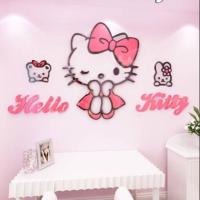 ราคา น่าร้ากกกกับ ความใหญ่จัดเต็มกับอะคิลิคแต่งห้อง ที่แต่งผนัง ที่ติดผนังคิตตี้ Hello Kitty (7937794391)