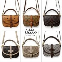 ราคา ฮิตมากก กระเป๋าสะพายข้าง L C M ทรง Satchel หน้าสายเข็มขัด (22784807519)