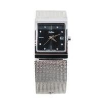 ราคา JULIUS WATCH JA841 สีเงินหน้าปัดดำ(SILVER) นาฬิกาข้อมือผู้หญิง แบรนด์เกาหลี แฟชั่นฮิตของแท้ สายสแตนเลส (646250134)