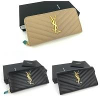 ราคา ของแท้100% ราคาถูก New YSL flap wallet สอบถามสีค้า (3840493895)