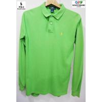 ราคา Polo Ralph Lauren แท้ เสื้อยืดโปโลแขนยาวสีเขียว (1531560041)