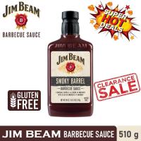 ราคา [CLEARANCE SALE] Jim Beam Smoky Barrel Barbecue Sauce 510 g จิมบีม ซอสบาร์บีคิว กลิ่นรมควัน 510 กรัม (24501483713)