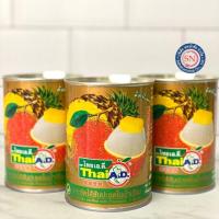 ราคา แพ็ค3 อร่อยเหาะ เงาะยัดไส้สับปะรดในน้ำเชื่อม 565g. (6131154034)