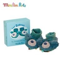 ราคา Moulin Roty ถุงเท้า รองเท้า เด็กอ่อน 0-9 เดือน ถุงเท้าเด็กแรกเกิด ถุงเท้าทารก หมีโคอะล่า Koala Baby Slippers MR-671011 (50283790)