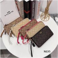 ราคา พร้อมส่ง กระเป๋าสตางค์ คล้องมือ coach แบบ2 ซิปใบยาว✅grade Hi-endแถมฟรี ถุงผ้า กล่อง ถุงกระดาษ (22910007654)