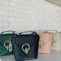 ราคา กระเป๋าสะพายข้าง หนังสีดำ (2123684134)