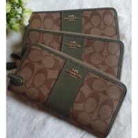 ราคา พร้อมส่งcoach #F54630 กระเป๋าสตางค์ซิปรอบยาว (7306627050)