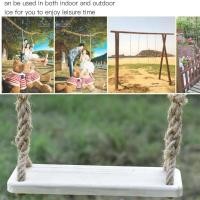 ราคา ที่นั่งชิงช้า ไม้สน แขวนเชือก ขนาด 5 x 16 x 60 cm พร้อมเชือกมะนิลา (16635532171)