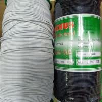 ราคา ยางยืดเส้นกลมของวีนัสขาว ดำ1mm-1.5mm.2mm-2.5mm-3mm-4mm-4.5mm.5mm (6643581794)