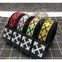 ราคา เข็มขัดแฟชั่นแนวสตรีท ลาย Off-white(BV205)present.pen (20916490465)