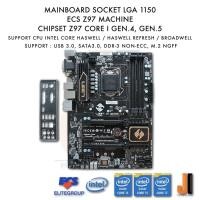 ราคา Mainboard ECS Z97 Machine (LGA1150) รองรับ Core i Gen.4, Gen.5 (มือสอง) (4761942100)