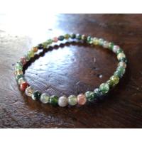 ราคา ข้อมือหินแท้ หินนำโชค หยกห้าสี ขนาด 4 มิล (1599985639)