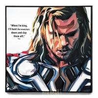 ราคา Thor #1 ธอร์ เทพเจ้าสายฟ้า Marvel มาร์เวล รูปภาพ​ติด​ผนัง ​pop​ art การ์ตูน กรอบรูป แต่งบ้าน ของขวัญ ของสะสม (6336225768)