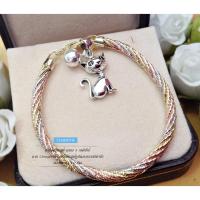 ราคา กำไลข้อมือ 3 กษัตริย์ ลาย Omega 5 เกลียวตัดลาย(งานอิตาลี) (658937077)