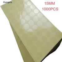 ราคา Hanpro> สติกเกอร์ฉลาก PVC ใส ทรงกลม 15 มม. 1000 ชิ้น (21015087745)