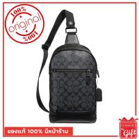 ราคา กระเป๋า coach f37573 Belt Bag CHARCOAL/BLACK/BLACK ของแท้ 100% จาก USA กระเป๋าสตางค์ coach แท้ พร้อมส่ง มีหน้าร้าน (4605233700)