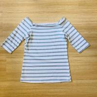 ราคา เสื้อยืดลายขวาง ป้าย mizu•t (4216237861)