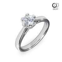 ราคา Zilvy - แหวนหญิงเพชรน้ำร้อย 0.30 กะรัต (GR1063) (7181963393)