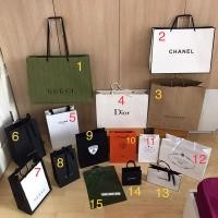 ราคา ถุงกระดาษแบรนด์เนม ถุง shopping ของแท้ (18072521094)