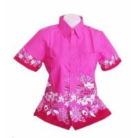 ราคา เสื้อลายเชิงดอกไม้ เสื้อบาติกพิมพ์ลายดอกไม้ เสื้อเชิ้ตบาติก (18934997010)