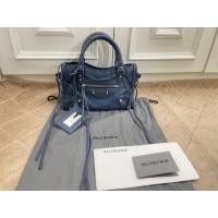 ราคา กระเป๋า Balenciaga mini city สี denim blue ปี 2020 อะไหล่เงิน มือสอง สภาพสวย ของแท้ 100% (18146134054)