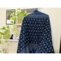 ราคา ผ้าคลุมไหล่ทอมือย้อมครามสีธรรมชาติ 100%กว้าง80ยาว200เมตร (19145531416)