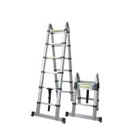 ราคา บันไดพับได้ ยืดหดได้ ทรงA สูง 1.9M ทรงพาดตรงยาว 3.8 เมตร (1867932126)