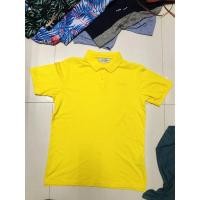 ราคา เสื้อแบรนด์เนม CPS AllZ Pierre Cardin ปีแอร์ การ์แดง เสื้อคอปก เสื้อโปโล สีเหลืองสดใส มือสองสภาพมือหนึ่ง (12222550474)