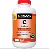 ราคา Kirkland Signature Vitamin C 1000 mg, 500 Tablets 500 TABLETS (2839890411)
