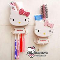 ราคา ที่แขวนแปรงสีฟันคิตตี้ พร้อมช่องใส่ของ (1428990051)