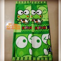 ราคา ปลอกหมอนข้าง ลายกบเคโระสีเขียว (รับปลอกหมอนข้าง2ใบ)ขนาดมาตรฐาน ผ้าCotton สีไม่ตก (8280752547)