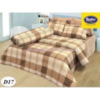 ราคา Satin ผ้าปูที่นอนคลาสิค#D17 ชุดเครื่องนอน(ชุดผ้าปู+ผ้านวม ) ซาตินลาย Classic ผ้าปูที่นอนซาติน (764437239)