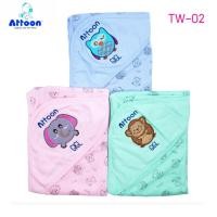ราคา ATTOON ผ้าห่อตัวเด็ก ขนาด 30x30นิ้ว ผ้ายืดเนื้อนุ่ม TW02 (7907686704)