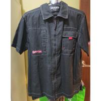 ราคา เสื้อเชิ้ตสีดำชายมือสอง (5281880079)