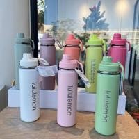 ราคา Lululemon ขวดน้ําสเตนเลส ปากกว้าง 710 มล. จุน้ําได้เยอะ สําหรับเล่นกีฬา ฟิตเนสกลางแจ้ง (23249987426)