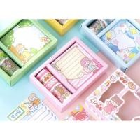 ราคา เซ็ทเทปการ์ตูนพร้อมกระดาษโน๊ต 5+100 เทปเนื้อกระดาษลายน่ารัก (9111987063)