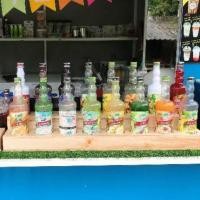 ราคา ชั้นหลุมใส่ขวดน้ำแก้วผลไม้โชว์16ขวด (4552863289)