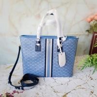 ราคา พร้อมส่ง แท้ TORY BURCH GEMINI LINK CANVAS SMALL TOP-ZIP TOTE BAG (73555) #toryburch#geminilinkcanvas (4686553177)