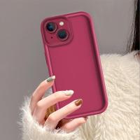ราคา เคส iphone 15 เคสซิลิโคนนิ่ม กันกล้อง สีพาสเทล TPU หนา (24455152368)