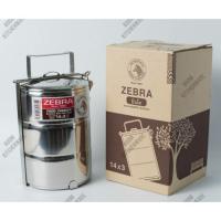 ราคา ปิ่นโตสแตนเลส ตราม้าลาย ขนาด 14x3 ชั้น (2588970302)