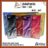 ราคา (⭐เบอร์ A1 - A47) Berina Hair Color Cream ครีมย้อมผม เบอริน่า คัลเลอร์ ครีม มี 47 สีให้เลือก (60 g.) (3421269508)