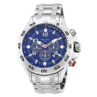 ราคา Nautica Men's N19509G NST Stainless Steel Watch (Blue) (340017882)