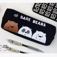ราคา กระเป๋าใส่ดินสอ เครื่องเขียน ปากกา We Bare Bears สีดำ (2101705037)
