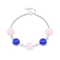 ราคา Lory Jewellery Eternity Bracelet B19003 Siamite #283 Silver 925 สร้อยข้อมือ กำไลข้อมือ เงินแท้ 925 (25908694549)