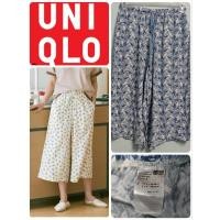 ราคา กางเกง Uniqlo relaco 3/4 ผ้าเรย่อน มือสอง Size M (22247254834)