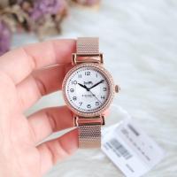 ราคา Coach 14503398 หน้าปัด 32 มม เรือนนี้สวยน่ารักมาก สายสเตนเลสสีโรสโกลด์ (3402859248)